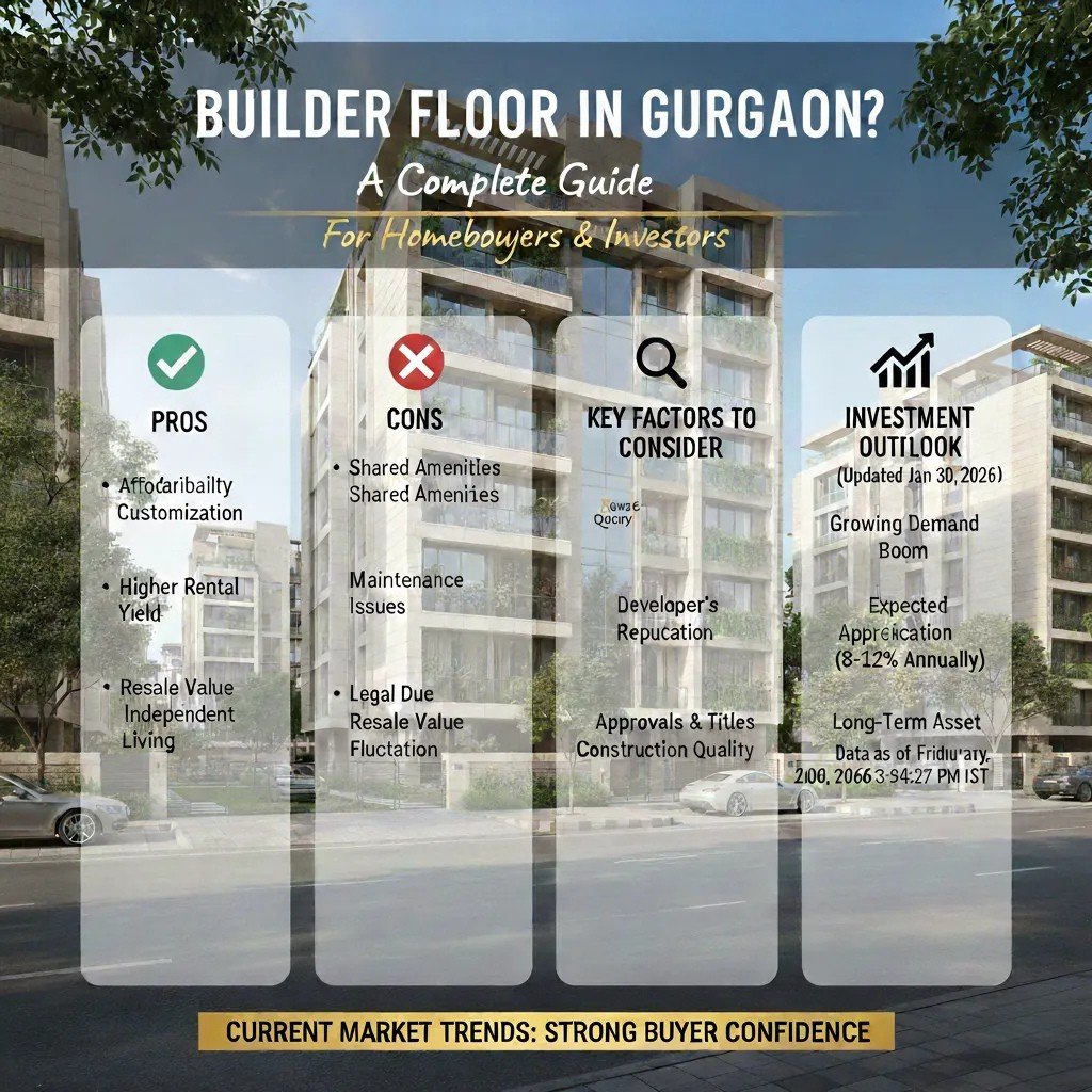 Builder floor infography image