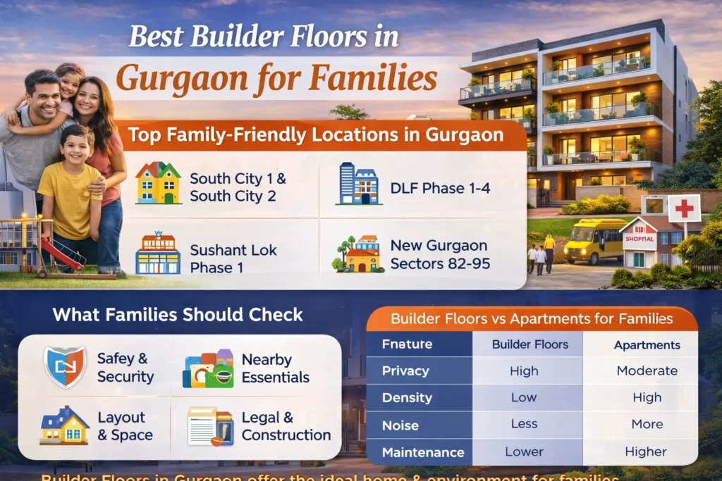 gurgaon builder floor infographic image