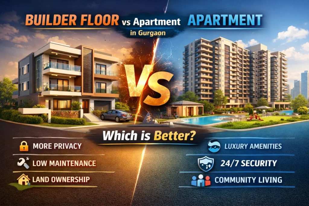 Builder Floor vs Apartment