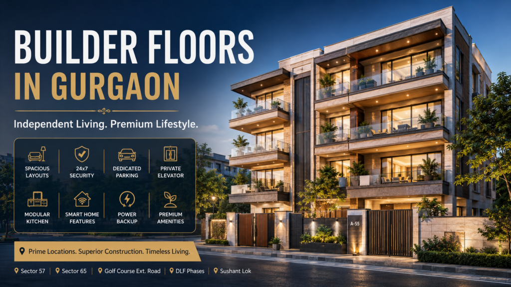 Builder Floors in Gurgaon A