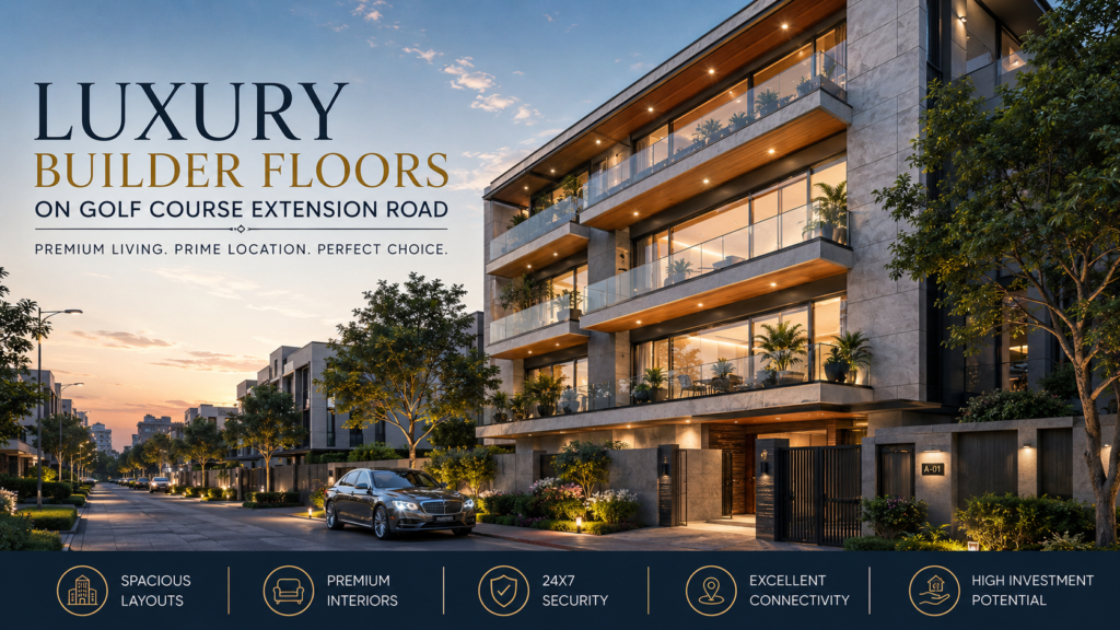 Luxury Builder Floors on Golf