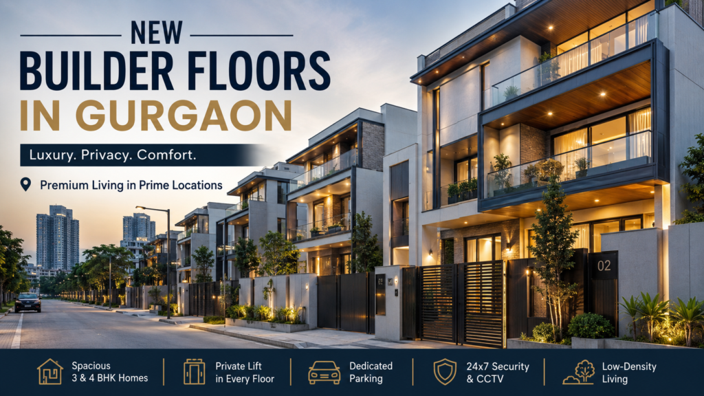 New Builder Floors in Gurgaon